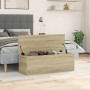 Caja de almacenaje madera ingeniería roble sonoma 102x35x35 cm by , Storage trunks - Ref: Foro24-840690, Price: 84,66 €, Disc...