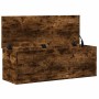 Caja de almacenaje madera ingeniería roble ahumado 102x35x35 cm by , Storage trunks - Ref: Foro24-840692, Price: 86,64 €, Dis...