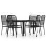 Juego de comedor de jardín 5 piezas negro von , Gartensets - Ref: Foro24-3099140, Preis: 429,26 €, Rabatt: %