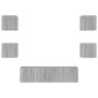 Muebles TV pared con LED 6 pzas madera ingeniería gris Sonoma von , TV-Möbel - Ref: Foro24-3216858, Preis: 194,14 €, Rabatt: %