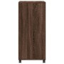 Armario con ruedas madera ingeniería marrón roble 55x40x91 cm by , Sideboards - Ref: Foro24-853188, Price: 69,21 €, Discount: %