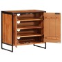 Zapatero de madera maciza de acacia 67x38x65 cm von , Schränke und Lagerung - Ref: Foro24-376049, Preis: 236,08 €, Rabatt: %