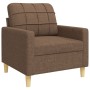 Juego de sofás con cojines 3 piezas tela marrón von , Sofas - Ref: Foro24-3278306, Preis: 658,62 €, Rabatt: %