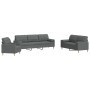 Juego de sofás con cojines 3 piezas tela gris oscuro von , Sofas - Ref: Foro24-3278304, Preis: 634,86 €, Rabatt: %