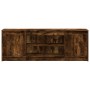 Mueble de TV LED madera ingeniería roble ahumado 139,5x34x50 cm de , Muebles TV - Ref: Foro24-852198, Precio: 96,32 €