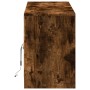 Mueble de TV LED madera ingeniería roble ahumado 139,5x34x50 cm by , TV Furniture - Ref: Foro24-852198, Price: 96,58 €, Disco...