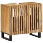 Armario de lavabo para baño madera maciza de mango 62x34x58 cm by , Bathroom furniture - Ref: Foro24-377529, Price: 131,14 €,...