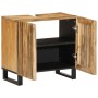 Armario de lavabo para baño madera maciza de mango 62x34x58 cm by , Bathroom furniture - Ref: Foro24-377529, Price: 131,14 €,...