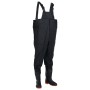 Vadeador de pecho con botas negro talla 43 de , Vadeadores para caza y para pesca - Ref: Foro24-4016986, Precio: 32,68 €, Des...