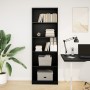Estantería de madera de ingeniería negra 60x24x176 cm by , Bookcases and shelves - Ref: Foro24-857822, Price: 80,03 €, Discou...
