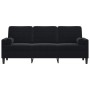 Sofá de 3 plazas con cojines terciopelo negro 180 cm von , Sofas - Ref: Foro24-3278234, Preis: 279,64 €, Rabatt: %