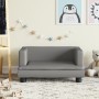Sofá para niños de cuero sintético gris 60x40x30 cm von , Baby- und Kleinkindmöbel - Ref: Foro24-3196327, Preis: 68,50 €, Rab...