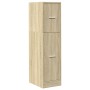 Armario botiquín madera de ingeniería roble Sonoma 30x41x118 cm von , Schließfächer und Lagerschränke - Ref: Foro24-855162, P...