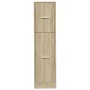 Armario botiquín madera de ingeniería roble Sonoma 30x41x118 cm von , Schließfächer und Lagerschränke - Ref: Foro24-855162, P...