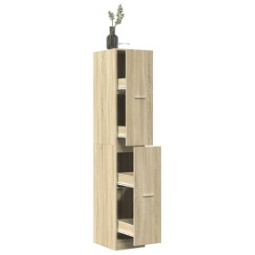 Armario botiquín madera ingeniería roble Sonoma 30x41x174,5 cm von , Schließfächer und Lagerschränke - Ref: Foro24-3309629, P...
