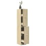 Armario botiquín madera ingeniería roble Sonoma 30x41x174,5 cm von , Schließfächer und Lagerschränke - Ref: Foro24-3309629, P...
