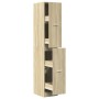 Armario botiquín madera ingeniería roble Sonoma 30x41x174,5 cm von , Schließfächer und Lagerschränke - Ref: Foro24-3309629, P...