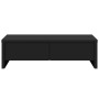 Soporte de monitor con cajones madera negro 50x27x15 cm by , Computer bases and risers - Ref: Foro24-854662, Price: 36,03 €, ...