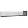 Pajarera con extensión acero plateado 1244x203x216 cm by , Feet and bird cages - Ref: Foro24-3214262, Price: 1,00 €, Discount: %