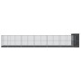 Pajarera con extensión acero plateado 1244x203x216 cm by , Feet and bird cages - Ref: Foro24-3214262, Price: 1,00 €, Discount: %