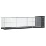 Pajarera con extensión acero plateado 830x203x216 cm von , Füße und Vogelkäfige - Ref: Foro24-3214260, Preis: 1,00 €, Rabatt: %