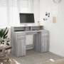 Escritorio con LED madera ingeniería gris sonoma 120x55x91 cm von , Schreibtische - Ref: Foro24-3309416, Preis: 203,66 €, Rab...