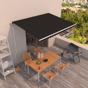 Automatische ausfahrbare Markise in Anthrazitgrau, 400x350 cm. von vidaXL, Markisen - Ref: Foro24-3068989, Preis: 426,97 €, R...