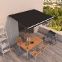 Toldo retráctil automático gris antracita 400x350 cm by vidaXL, Awnings - Ref: Foro24-3068989, Price: 426,97 €, Discount: %