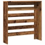 Cubierta de radiador madera color envejecido 78x20x82 cm von , Zubehör für Heizkörper - Ref: Foro24-852688, Preis: 51,99 €, R...