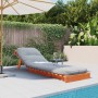 Futón sofá cama con colchón madera maciza marrón 60x206x11 cm by , Futones - Ref: Foro24-846748, Price: 190,20 €, Discount: %