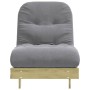 Futón sofá cama con colchón madera impregnada pino 70x206x11 cm by , Futones - Ref: Foro24-846755, Price: 178,15 €, Discount: %