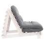 Futón sofá cama con colchón madera maciza blanco 90x206x11 cm by , Futones - Ref: Foro24-846762, Price: 232,48 €, Discount: %