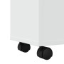 Armario de baño estrecho con ruedas madera de ingeniería blanco von , Schließfächer und Lagerschränke - Ref: Foro24-855232, P...