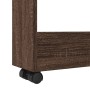 Carro de almacenaje estrecho 3 niveles madera marrón roble von , Küchen- und Speisewagen - Ref: Foro24-855247, Preis: 50,47 €...