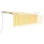 Automatic awning LED blinds wind sensor 4.5x3m by vidaXL, Awnings - Ref: Foro24-3069333, Price: 645,83 €, Discount: %