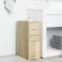 Armario de baño estrecho con ruedas madera roble Sonoma von , Schließfächer und Lagerschränke - Ref: Foro24-855279, Preis: 79...