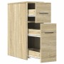 Armario de baño estrecho con ruedas madera roble Sonoma von , Schließfächer und Lagerschränke - Ref: Foro24-855279, Preis: 79...