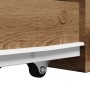 Armario de baño estrecho con ruedas madera roble artisian by , Lockers and storage cabinets - Ref: Foro24-855285, Price: 76,3...