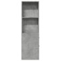 Armario de baño estrecho con ruedas madera gris hormigón by , Lockers and storage cabinets - Ref: Foro24-855298, Price: 89,67...