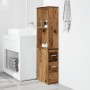 Armario de baño estrecho con ruedas madera envejecida von , Schließfächer und Lagerschränke - Ref: Foro24-855302, Preis: 96,4...