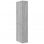 Armario de baño estrecho con ruedas madera gris Sonoma by , Lockers and storage cabinets - Ref: Foro24-855300, Price: 92,26 €...