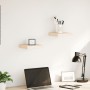 Estantes flotantes 2 uds madera de ingeniería 23x23,5x4 cm by , Shelves and shelves - Ref: Foro24-4010680, Price: 16,76 €, Di...