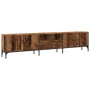 Mueble TV con cajón madera ingeniería envejecida 200x25x44 cm by , TV Furniture - Ref: Foro24-857696, Price: 129,19 €, Discou...