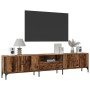 Mueble TV con cajón madera ingeniería envejecida 200x25x44 cm by , TV Furniture - Ref: Foro24-857696, Price: 129,19 €, Discou...