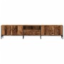 Mueble TV con cajón madera ingeniería envejecida 200x25x44 cm by , TV Furniture - Ref: Foro24-857696, Price: 129,19 €, Discou...