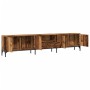 Mueble TV con cajón madera ingeniería envejecida 200x25x44 cm by , TV Furniture - Ref: Foro24-857696, Price: 129,19 €, Discou...