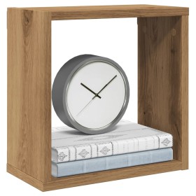 Estantes cubo de pared 4 uds madera roble artisan 30x15x30 cm von , Regale und Regale - Ref: Foro24-856580, Preis: 44,01 €, R...