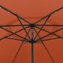 Sombrilla de jardín con luces LED terracota 400 cm von , Sonnenschirme - Ref: Foro24-312535, Preis: 109,44 €, Rabatt: %