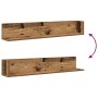 Estantes de pared 2 uds madera envejecida 100x16,5x16,5 cm von , Regale und Regale - Ref: Foro24-860047, Preis: 41,43 €, Raba...