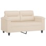 Juego de sofás con cojines 3 piezas tela microfibra beige by , Sofas - Ref: Foro24-3202325, Price: 600,81 €, Discount: %